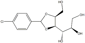 4-O,5-O-(4-Chlorobenzylidene)-L-glucitol Structure