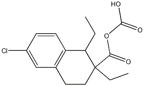 1,2,3,4-Tetrahydro-6-chloronaphthalene-2,2-dicarboxylic acid diethyl ester
