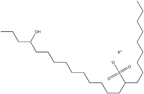  21-Hydroxytetracosane-10-sulfonic acid potassium salt