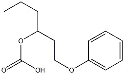 Carbonic acid 2-phenoxyethylbutyl ester Structure