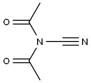 N,N-ジアセチルシアナミド 化学構造式