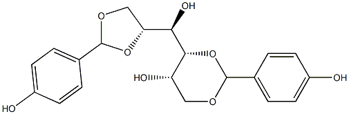 1-O,3-O:5-O,6-O-Bis(4-hydroxybenzylidene)-D-glucitol