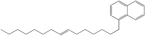 1-(7-ペンタデセニル)ナフタレン 化学構造式