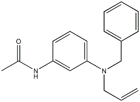 3-Acetylamino-N-allyl-N-benzylaniline Structure
