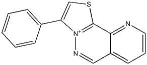 3-Phenylpyrido[2,3-d]thiazolo[3,2-b]pyridazin-4-ium Structure