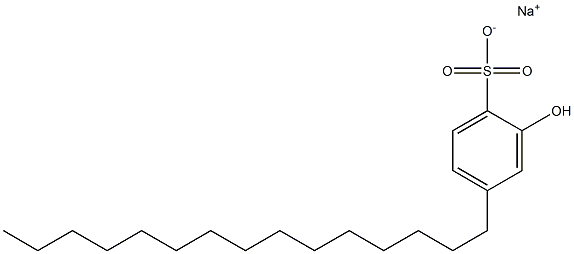 2-Hydroxy-4-pentadecylbenzenesulfonic acid sodium salt