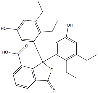1,1-Bis(2,3-diethyl-5-hydroxyphenyl)-1,3-dihydro-3-oxoisobenzofuran-7-carboxylic acid