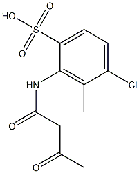 2-(Acetoacetylamino)-4-chloro-3-methylbenzenesulfonic acid