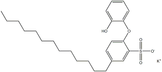  2'-Hydroxy-4-tridecyl[oxybisbenzene]-2-sulfonic acid potassium salt
