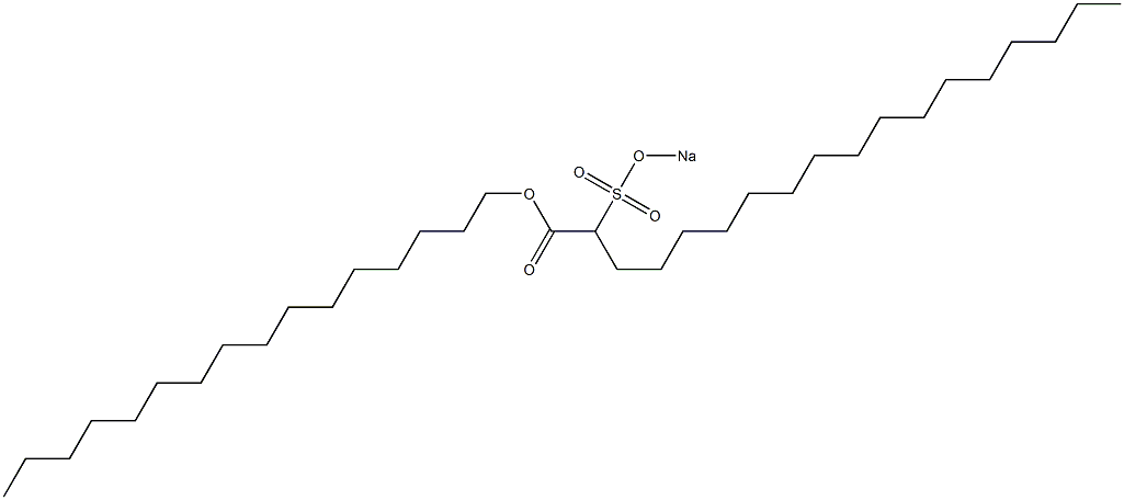2-(Sodiosulfo)octadecanoic acid hexadecyl ester
