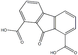9-Oxo-9H-fluorene-1,8-dicarboxylic acid Struktur