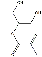 メタクリル酸2-ヒドロキシ-1-ヒドロキシメチルプロピル 化学構造式
