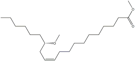 [S,Z,(-)]-14-Methoxy-11-icosenoic acid methyl ester Struktur