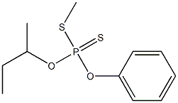 Dithiophosphoric acid S-methyl S-butyl O-phenyl ester Structure