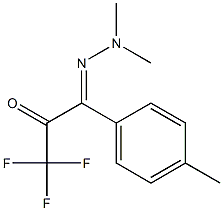 1,1,1-Trifluoro-3-(2,2-dimethylhydrazono)-3-p-tolyl-2-propanone