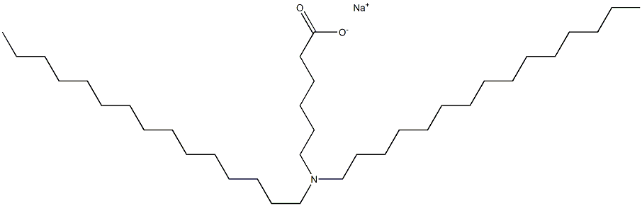 6-(Dipentadecylamino)hexanoic acid sodium salt,,结构式