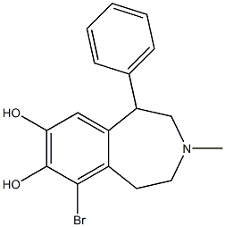 2,3,4,5-Tetrahydro-6-bromo-3-methyl-1-phenyl-1H-3-benzazepine-7,8-diol