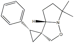(3R,3aS,2'R)-6,6-Dimethyl-2'-phenyl-3a,4,5,6-tetrahydrospiro[pyrrolo[1,2-b]isoxazole-3(2H),1'-cyclopropane] Struktur