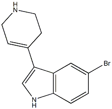 3-[(1,2,3,6-Tetrahydropyridin)-4-yl]-5-bromo-1H-indole Structure