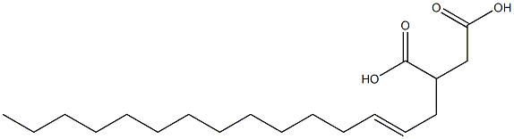 (2-Pentadecenyl)succinic acid Structure