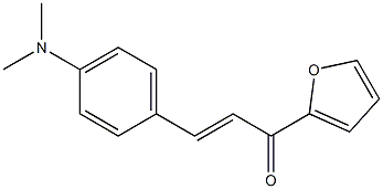 (E)-3-(4-Dimethylaminophenyl)-1-(2-furanyl)-2-propen-1-one Struktur