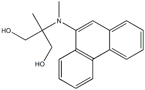 2-[(Phenanthren-9-yl)methylamino]-2-methyl-1,3-propanediol Struktur