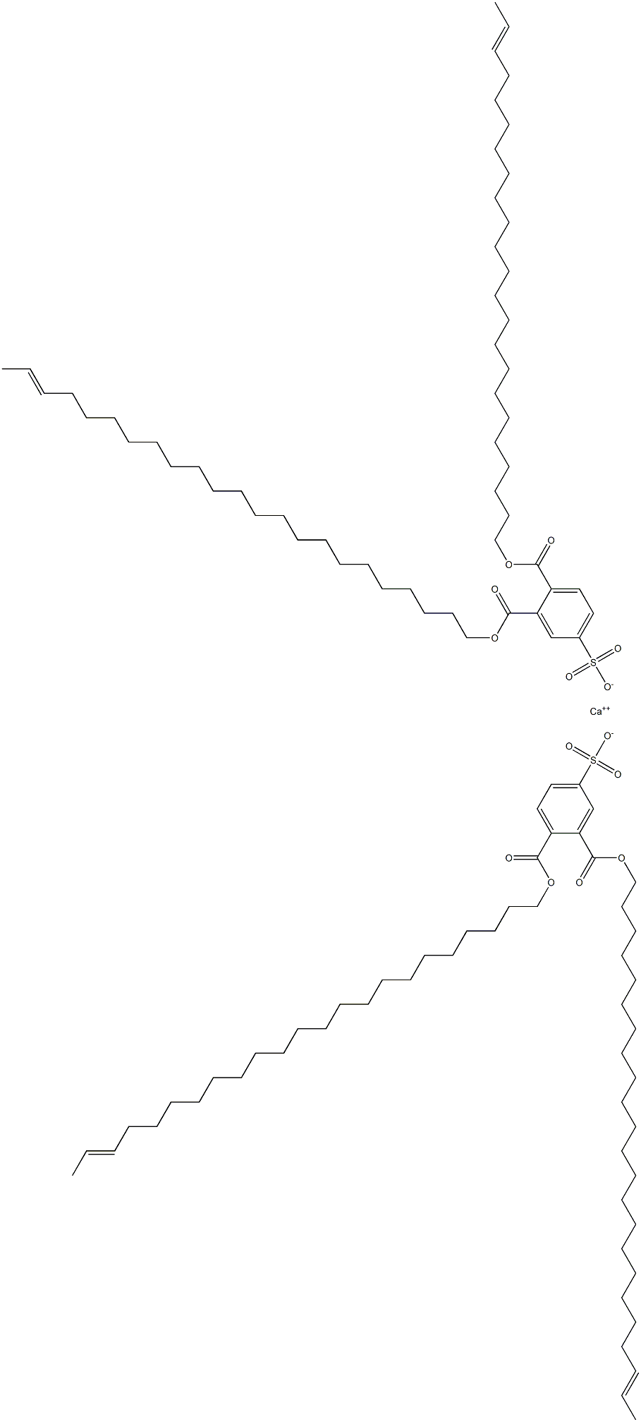  Bis[3,4-di(21-tricosenyloxycarbonyl)benzenesulfonic acid]calcium salt