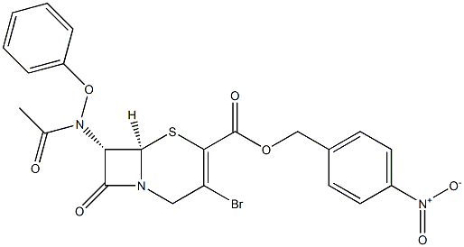  (6R,7S)-3-Bromo-7-(phenoxyacetylamino)cepham-3-ene-4-carboxylic acid (p-nitrobenzyl) ester
