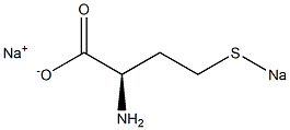 (R)-2-Amino-4-(sodiothio)butanoic acid sodium salt Struktur