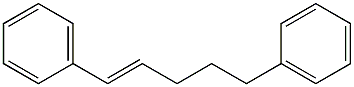 (E)-1,5-Diphenyl-1-pentene Struktur