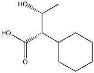 (2S,3R)-2-Cyclohexyl-3-hydroxybutanoic acid 结构式