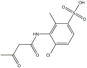 3-(Acetoacetylamino)-4-chloro-2-methylbenzenesulfonic acid