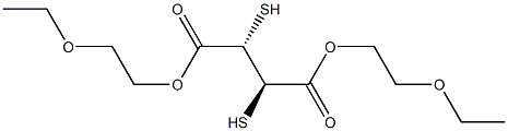 (2S,3R)-2,3-Dimercaptosuccinic acid di(2-ethoxyethyl) ester Structure