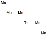 ペンタマンガン-テクネチウム 化学構造式