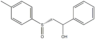 (S)-1-Phenyl-2-[(4-methylphenyl)sulfinyl]ethanol,,结构式