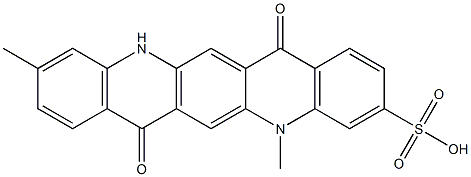 5,7,12,14-Tetrahydro-5,10-dimethyl-7,14-dioxoquino[2,3-b]acridine-3-sulfonic acid