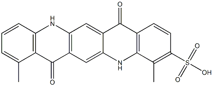 5,7,12,14-Tetrahydro-4,8-dimethyl-7,14-dioxoquino[2,3-b]acridine-3-sulfonic acid