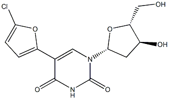  5-(5-Chloro-2-furanyl)-2'-deoxyuridine