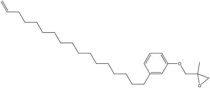 3-(16-Heptadecenyl)phenyl 2-methylglycidyl ether Structure