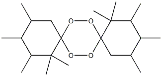 1,1,2,3,4,10,10,11,12,13-Decamethyl-7,8,15,16-tetraoxadispiro[5.2.5.2]hexadecane Struktur