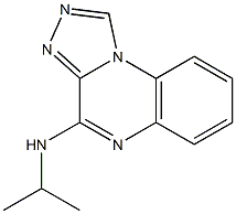 4-Isopropylamino[1,2,4]triazolo[4,3-a]quinoxaline Struktur