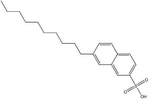 7-Decyl-2-naphthalenesulfonic acid Structure