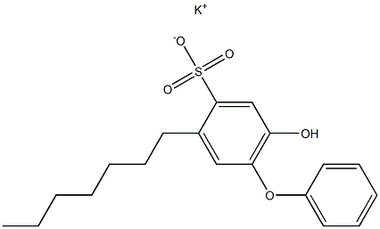  6-Hydroxy-3-heptyl[oxybisbenzene]-4-sulfonic acid potassium salt