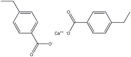 Bis(4-ethylbenzoic acid)calcium salt Structure
