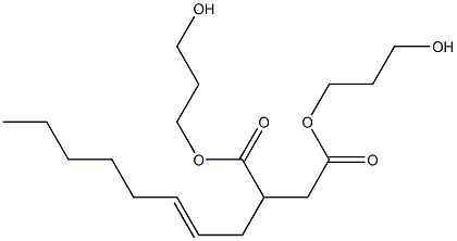 2-(2-Octenyl)succinic acid bis(3-hydroxypropyl) ester Structure