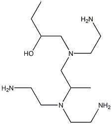 1-[N-(2-Aminoethyl)-N-[2-[bis(2-aminoethyl)amino]propyl]amino]-2-butanol Structure