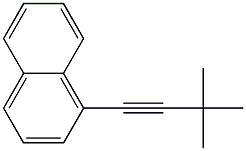 1-(3,3-Dimethyl-1-butynyl)naphthalene Struktur
