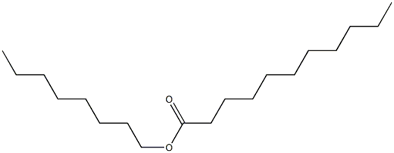 Undecanoic acid octyl ester Struktur