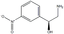 (S)-2-Amino-1-(3-nitrophenyl)ethanol Structure