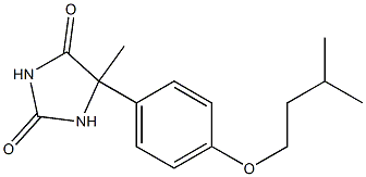 5-[p-(Isopentyloxy)phenyl]-5-methylhydantoin
